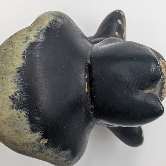 ✨SOLD✨Vintage Depression Era Tole Art Styled Squirrel Bank Ceramic 30s 40s MCM - Picture 5 of 6